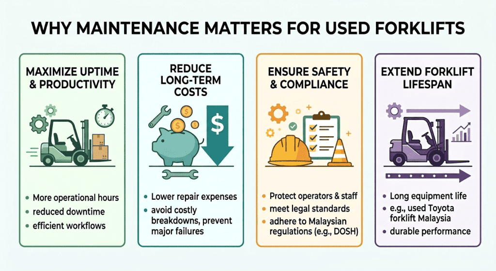Why Maintenance Matters for Used Forklifts